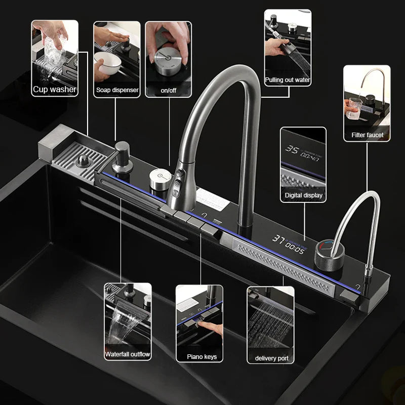 Upgrade Your Kitchen Instantly with the Modern Wanmivezlo Sink