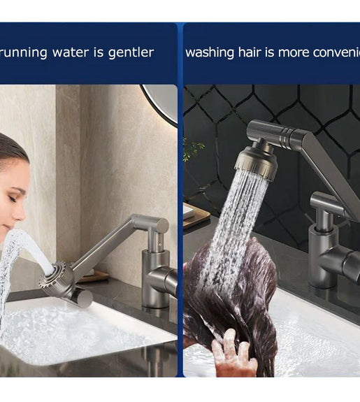 Rotating Dual-mode Faucet Mechanical Arm Wash