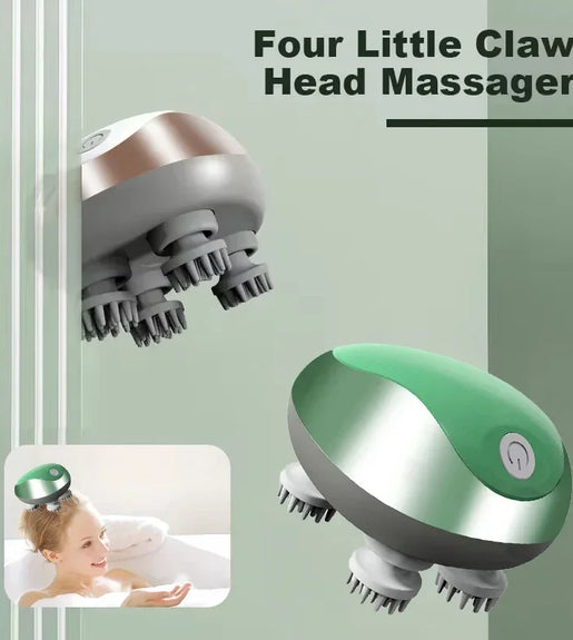 3D Waterproof Electric Head Massager Wireless Scalp