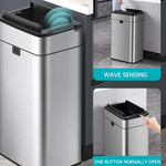Smart Trash Can 20 Liters 15L Wastebasket Stainless Steel