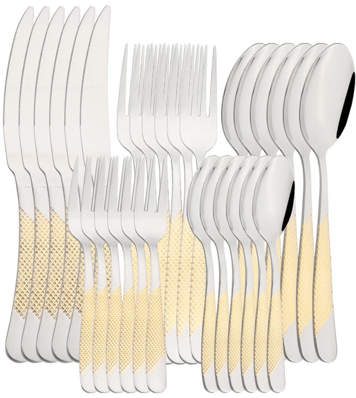 Luxury Cutlery 6/30Pcs